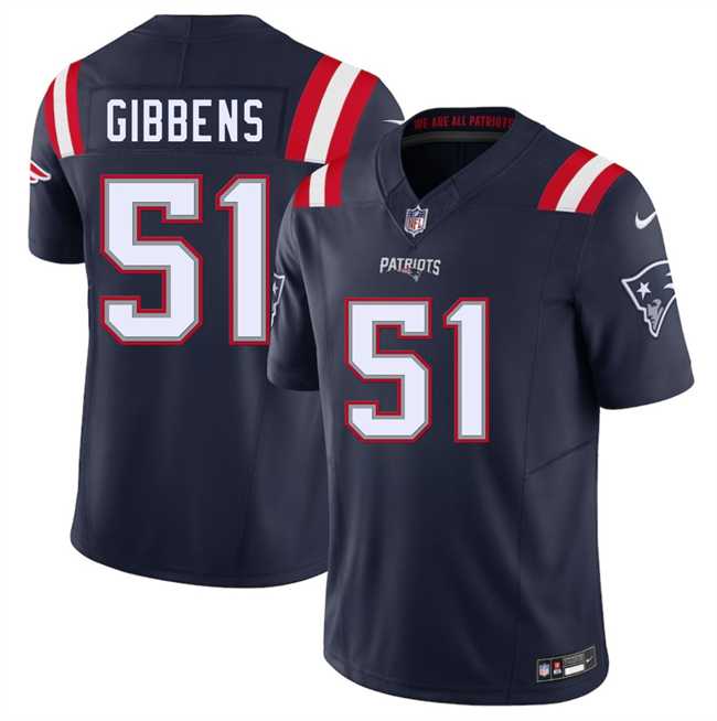 Men & Women & Youth New England Patriots #51 Jack Gibbens Navy 2025 F.U.S.E. Vapor Limited Stitched Jersey,We sell and wholesale Men & Women & Youth New England Patriots #51 Jack Gibbens Navy 2025 F.U.S.E. Vapor Limited Stitched Jersey on line form chian!